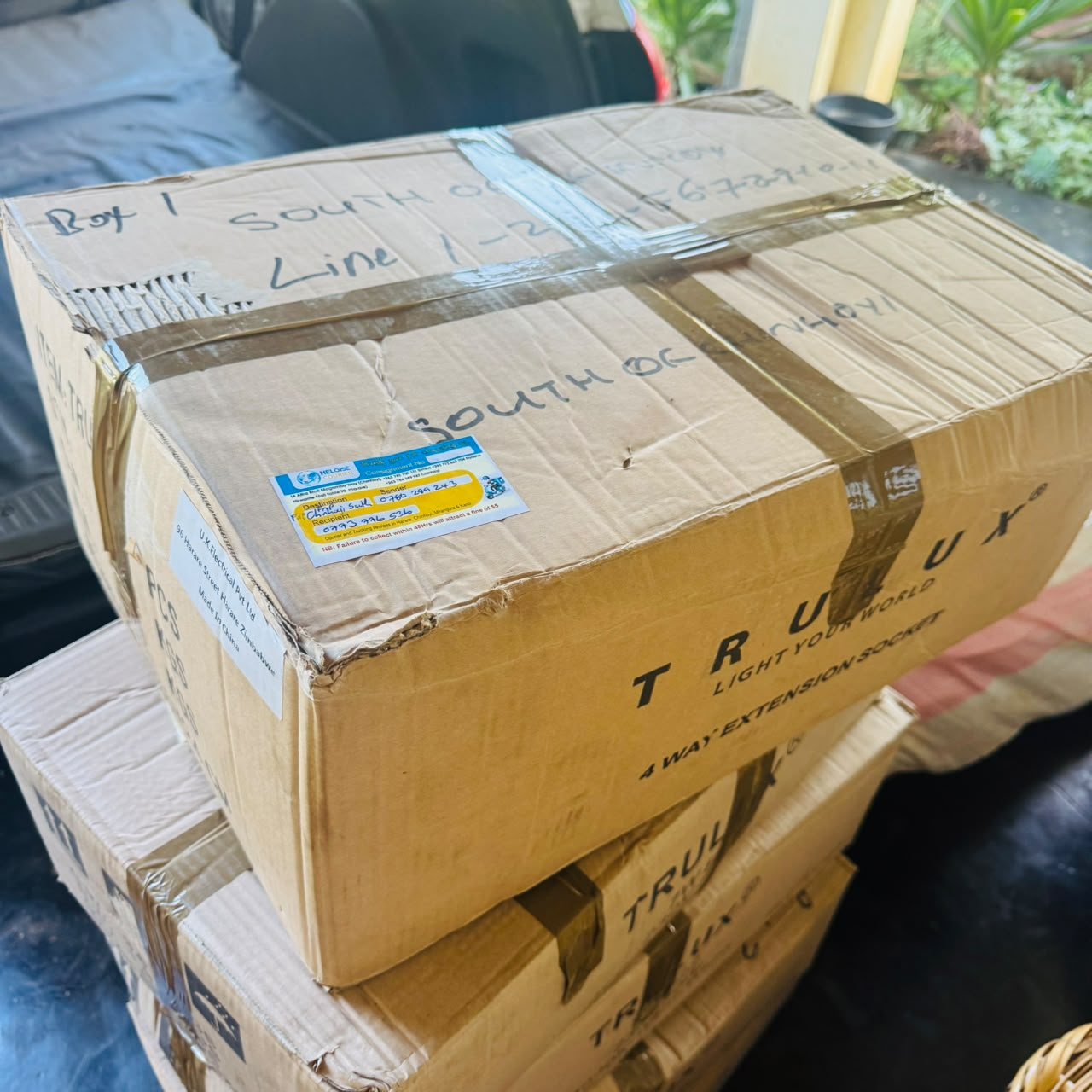 Parcel collection batch